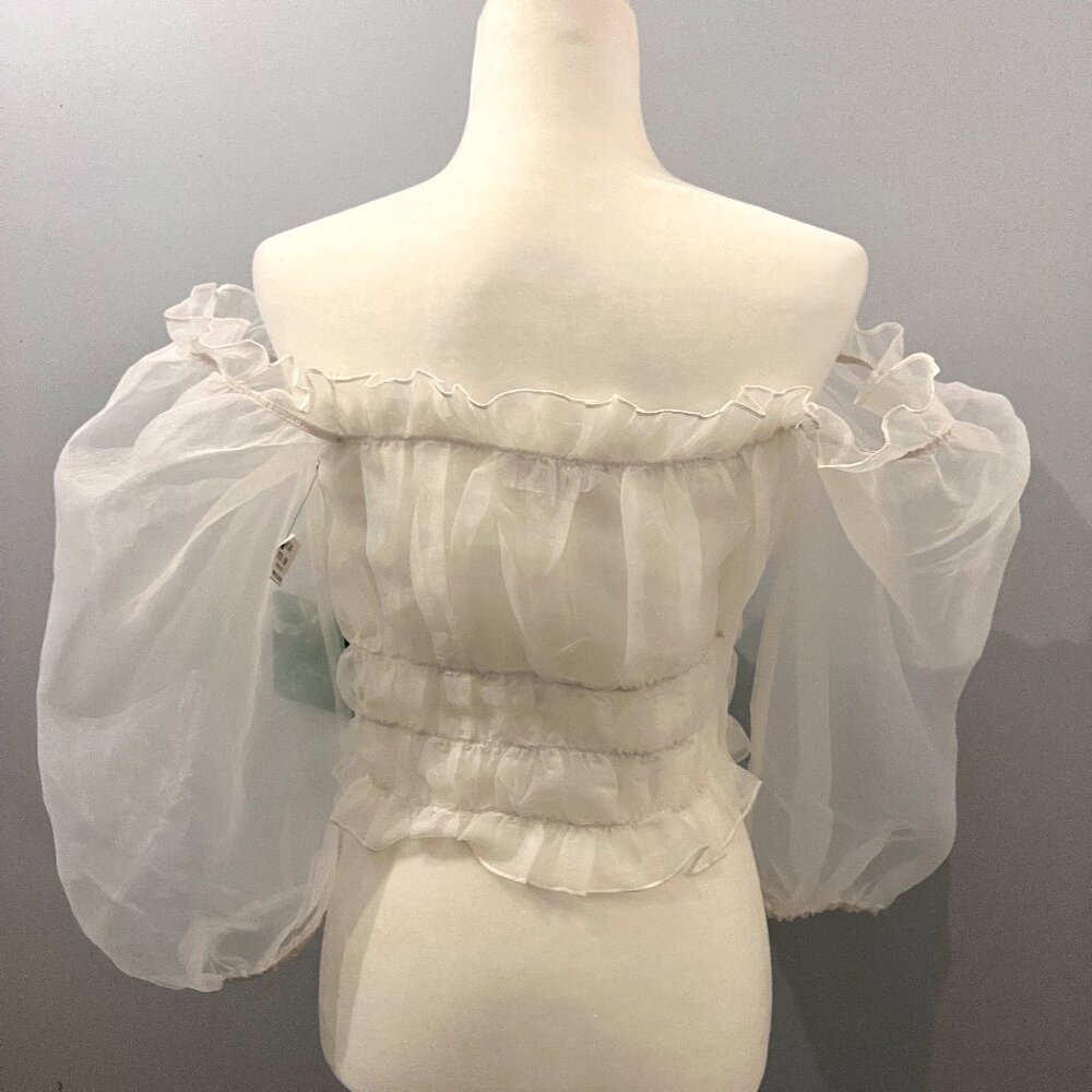 Akira White Chiffon